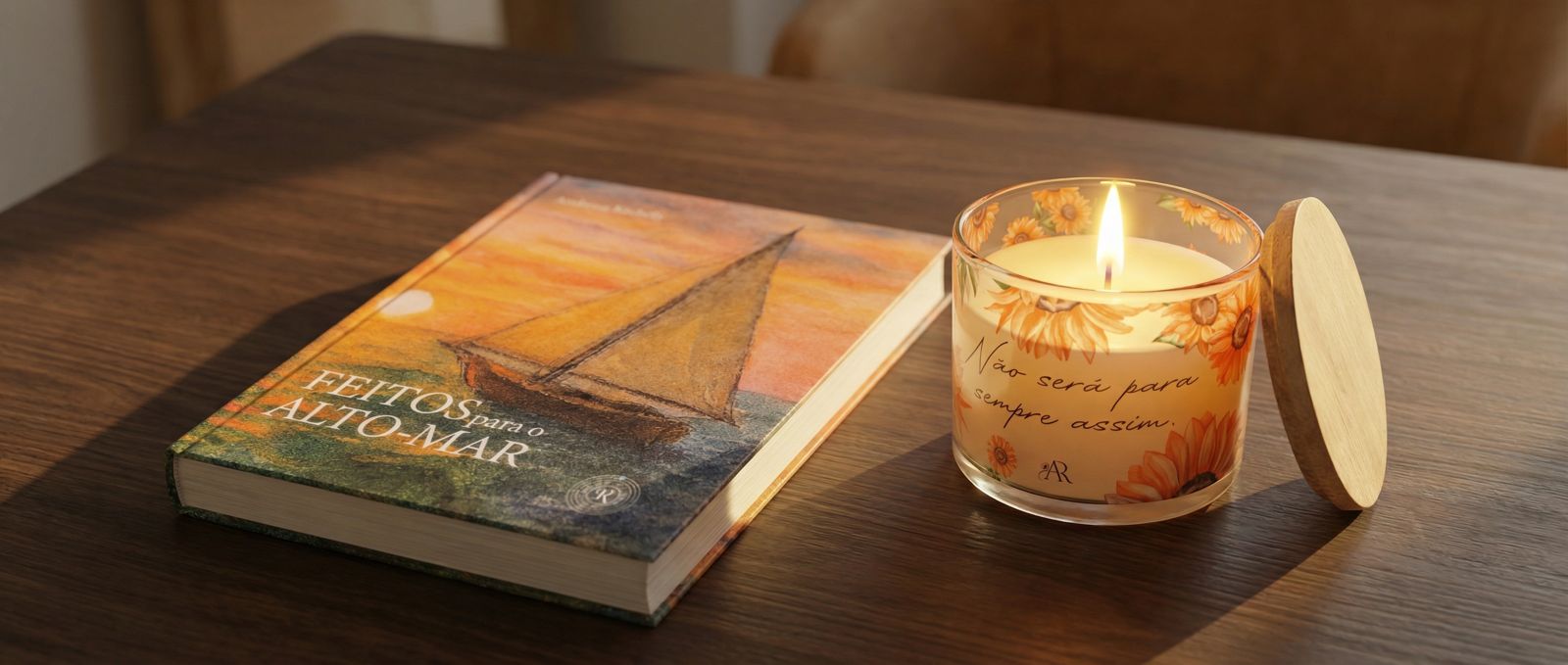 Capa e Contracapa do Livro Feitos para o Alto Mar